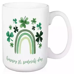 Green Rainbow St. Patrick's Day Mugs, Set of 2