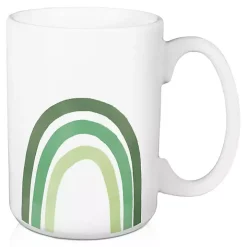 Green Rainbow St. Patrick's Day Mugs, Set of 2