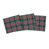 Green Red Jewel Plaid Christmas Table Runner