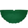 Green Scalloped Christmas Tree Skirt, 48 in.