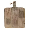 Grooves Hand Carved Mango Wood Cutting Board