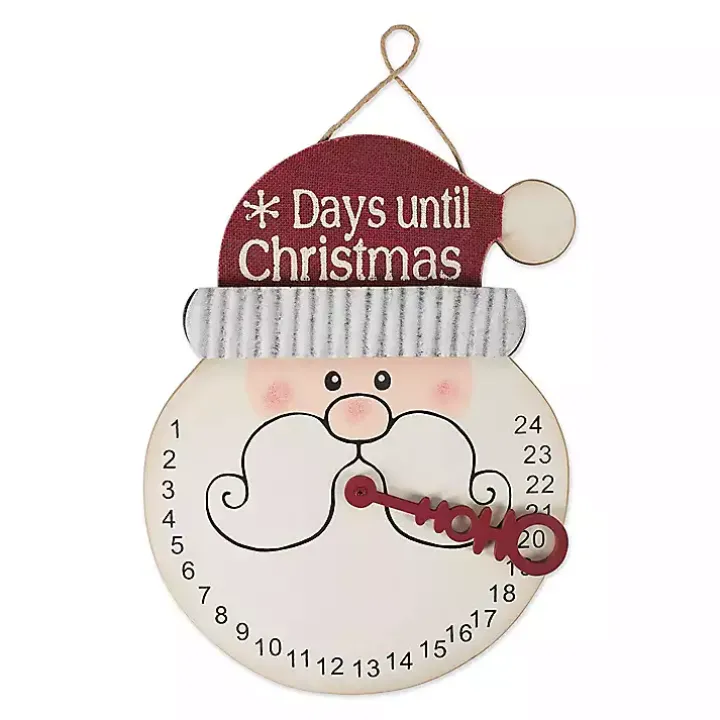 Hanging Santa Claus Advent Calendar