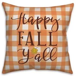 Happy Fall Y'all Double Sided Outdoor Pillow