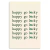 Happy Go Lucky Canvas Art Print