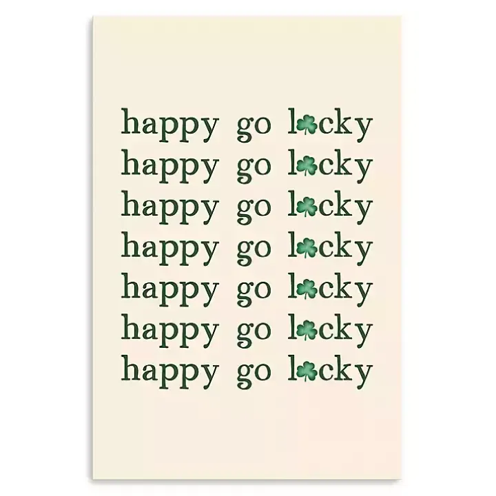 Happy Go Lucky Canvas Art Print