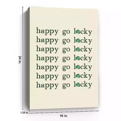 Happy Go Lucky Canvas Art Print
