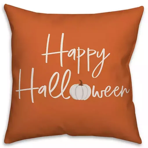 Happy Halloween Double Sided Outdoor Pillow