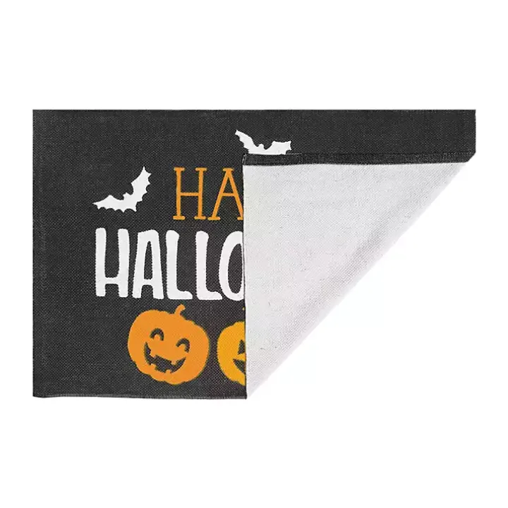 Happy Halloween Jack O Lanterns Accent Rug