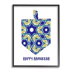 Happy Hanukkah Dreidel Wall Plaque