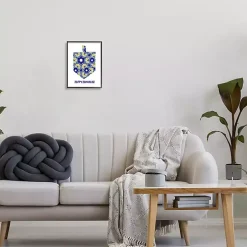 Happy Hanukkah Dreidel Wall Plaque