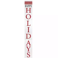 Happy Holidays Snowflake Christmas Porch Board