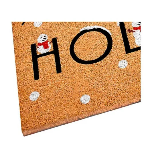 Happy Holidays Snowmen Doormat