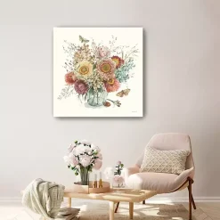Harvest Bouquet Canvas Art Print, 30x30 in.