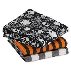 Haunted Prints Assorted Dishtowels, Set of 3