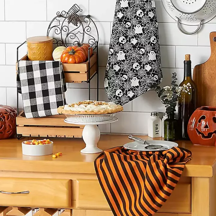 Haunted Prints Assorted Dishtowels, Set of 3