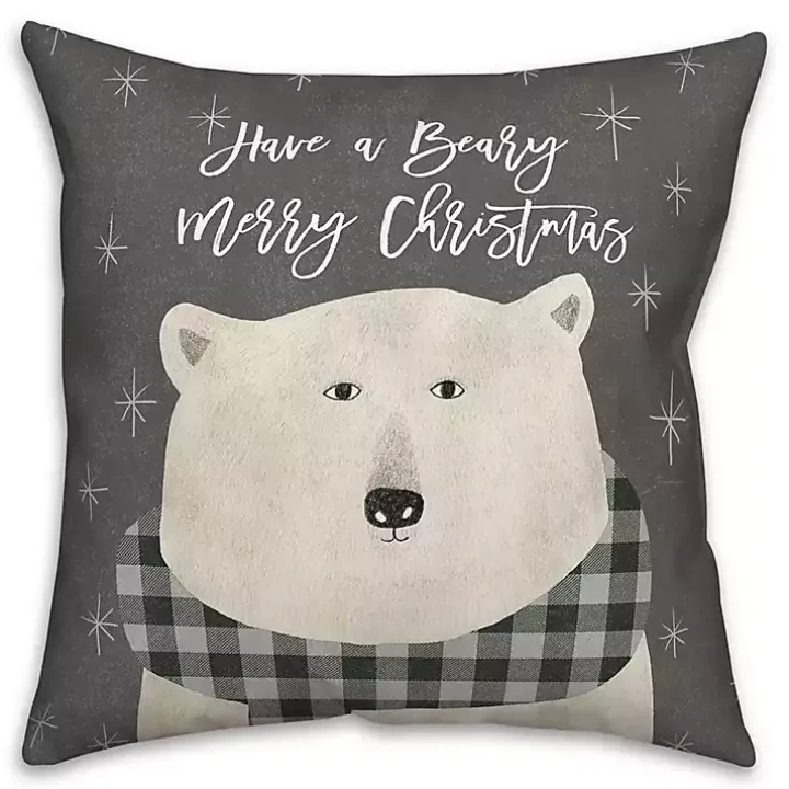 Have a Beary Merry Christmas Pillow