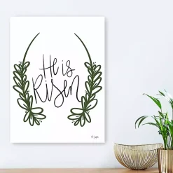 He is Risen Canvas Art Print