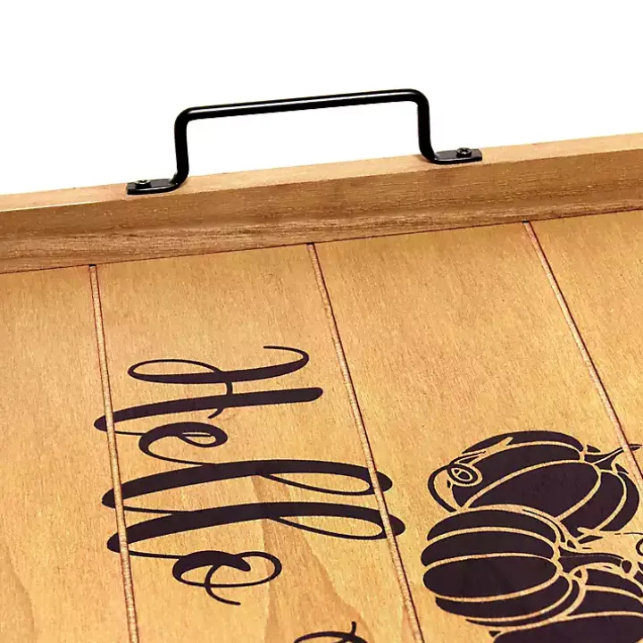 Hello Fall Wood Tray