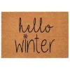 Hello Winter Coir Doormat