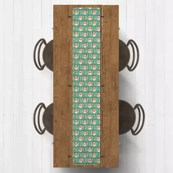 Ho Ho Ho Vintage Santa Table Runner, 72 in.