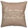Home is Where the Heart is Indoor/Outdoor Pillow