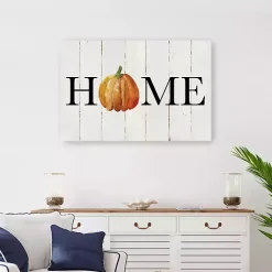 Home Pumpkin Canvas Art Print, 24x36