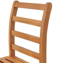 Honey Acacia Wood Bar Height 3-pc. Bistro Set