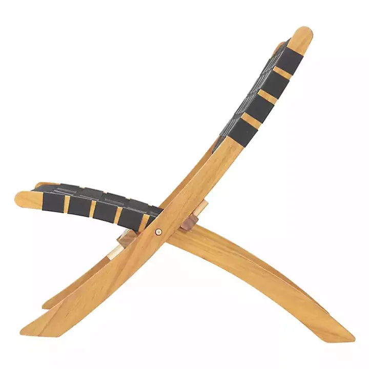 Honey Acacia Wood Low Slung 3-pc. Bistro Set