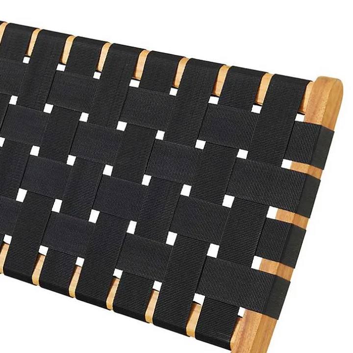 Honey Acacia Wood Low Slung 3-pc. Bistro Set