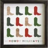 Howdy Holidays Wall Plaque