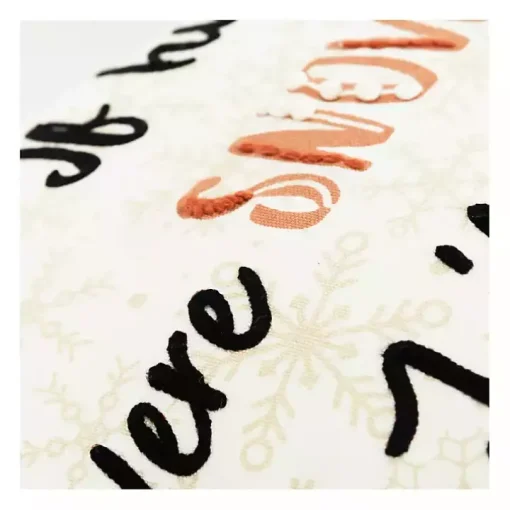 If Hugs were Snowflakes Christmas Throw Pillow