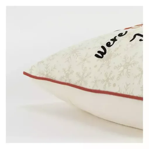If Hugs were Snowflakes Christmas Throw Pillow