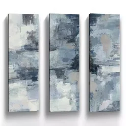 In The Indigo Clouds Canvas Art Prints, Set of 3