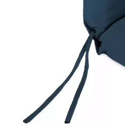 Indigo Canvas French Edge Outdoor Chair Cushion