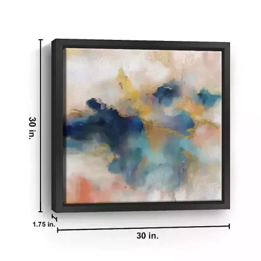 Infinite Echos Framed Canvas Art Print, 30x30 in.