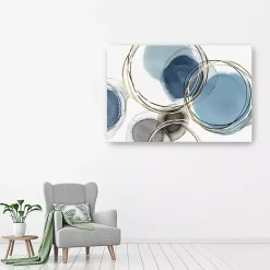Infinity Indigo II Abstract Canvas Art Print