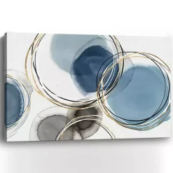 Infinity Indigo II Abstract Canvas Art Print