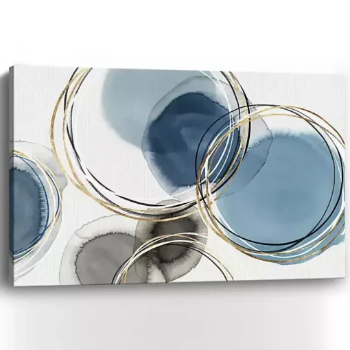 Infinity Indigo II Abstract Canvas Art Print