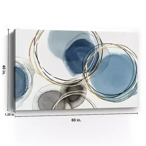 Infinity Indigo II Abstract Canvas Art Print