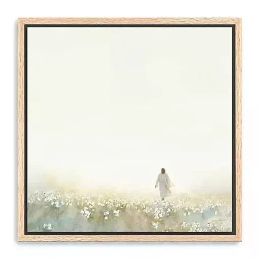 Into the Light Framed Canvas Art Print, 40x40