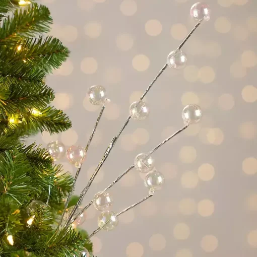 Iridescent Bubbles Christmas Pick