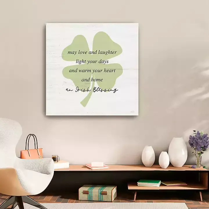 Irish Blessing Canvas Art Print, 30x30 in.