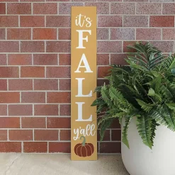 It's Fall Y'all Yellow Porch Board