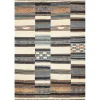 Ivory and Multicolored Tribal Outdoor Rug, 5x7