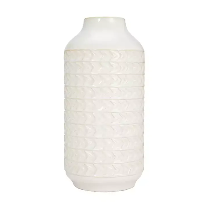 Ivory Aztec Vase, 13in