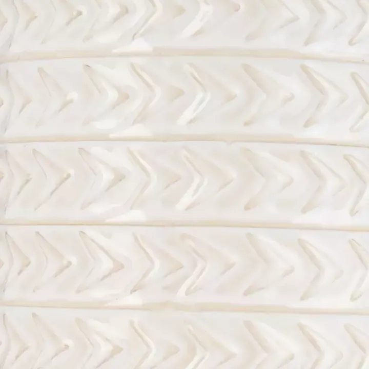 Ivory Aztec Vase, 10in