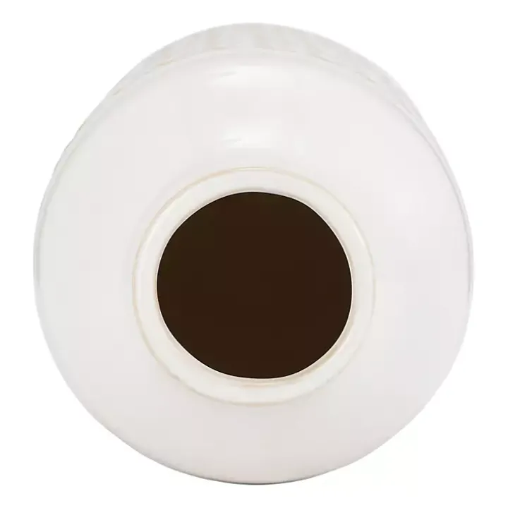 Ivory Aztec Vase, 10in