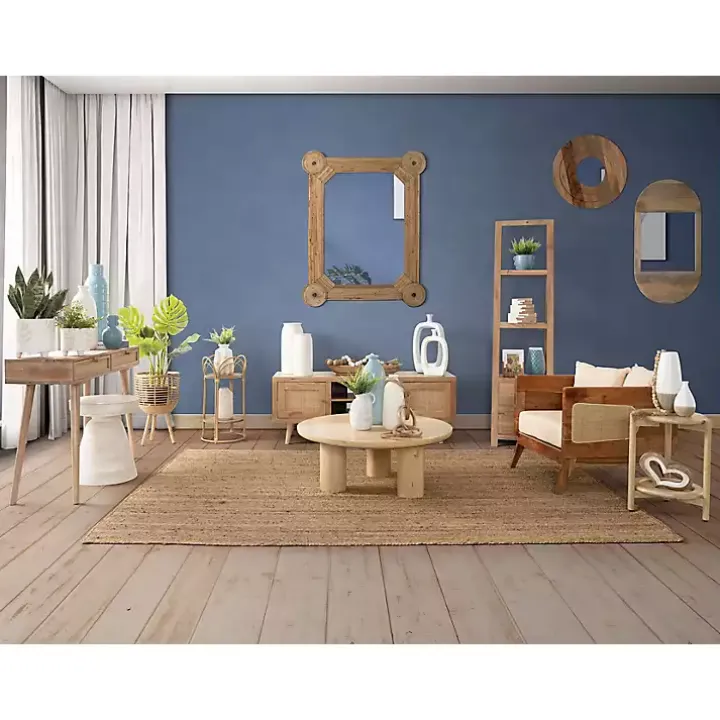 Ivory Aztec Vase, 10in