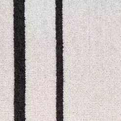 Ivory Bordered Indoor/Outdoor Area Rug, 6x9