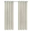 Ivory Boucle Sheer Single Curtain Panel, 95 in.